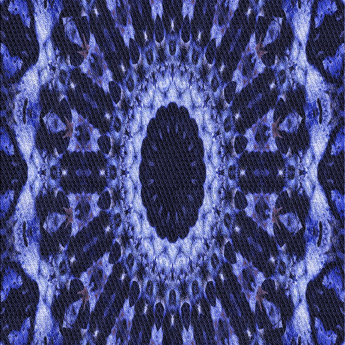 Patterned Midnight Blue Rug, pat1763blu