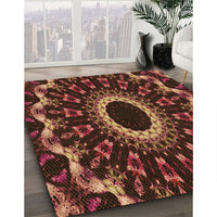 Patterned Red Rug, pat1763org