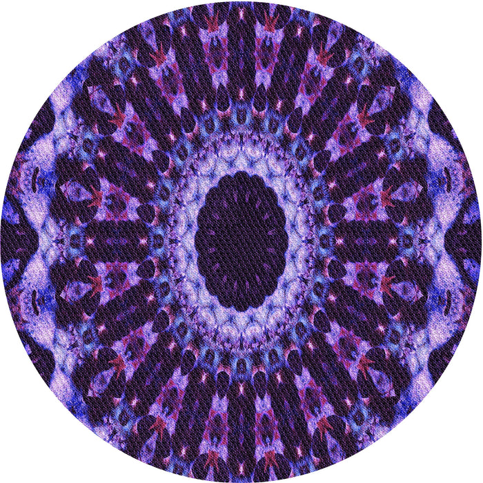 Square Patterned Purple Plum Purple Rug, pat1763pur