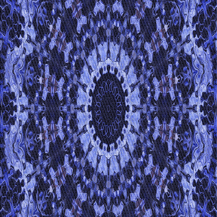 Patterned Midnight Blue Rug, pat1764blu