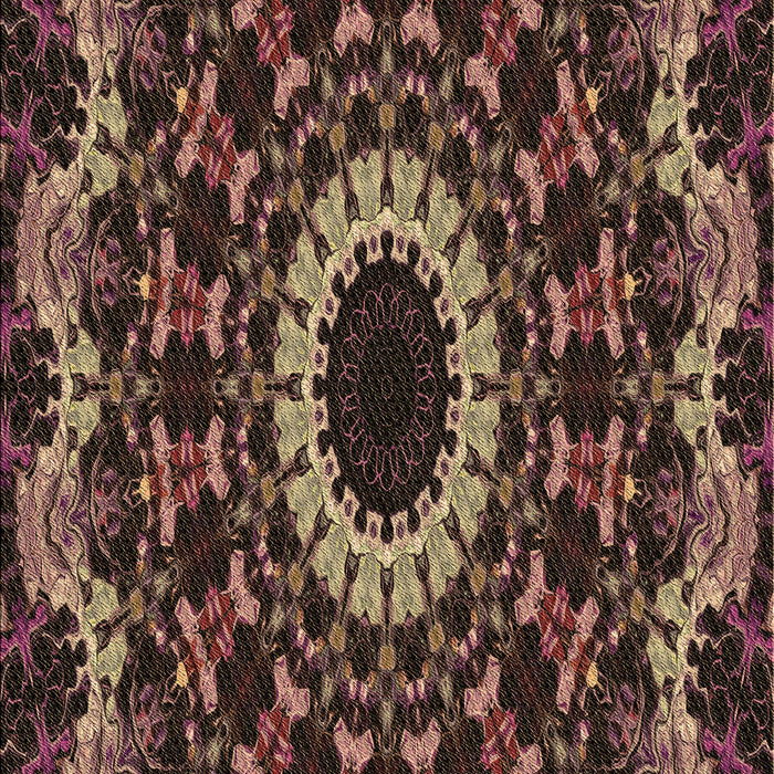 Patterned Red Rug, pat1764brn