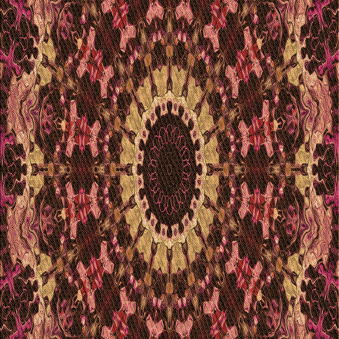 Patterned Red Red Rug, pat1764org