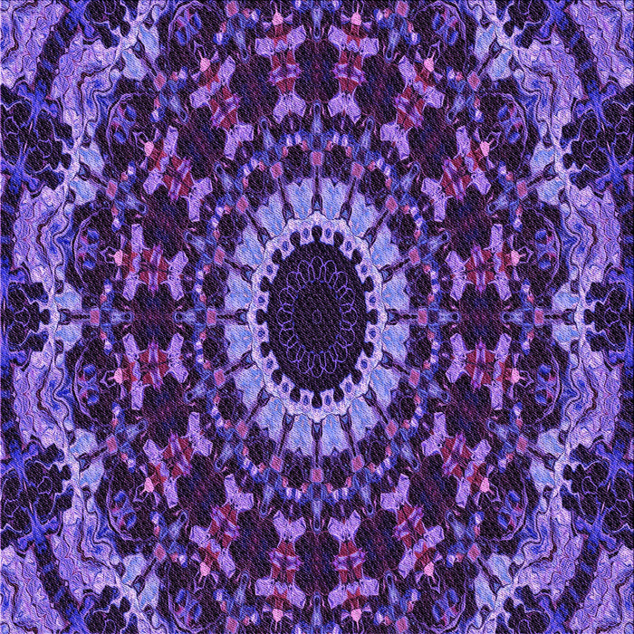 Round Machine Washable Transitional Jasmine Purple Rug, wshpat1764pur