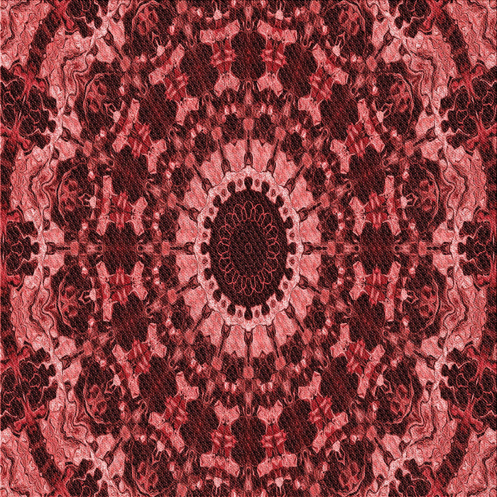 Round Machine Washable Transitional Red Rug, wshpat1764rd