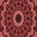 Round Machine Washable Transitional Red Rug, wshpat1764rd