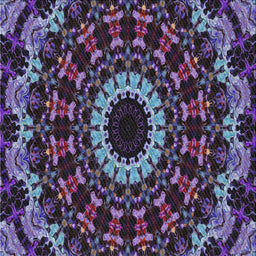 Square Patterned Lavender Purple Modern Rug, pat1764