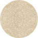 Square Patterned Vanilla Gold Rug, pat1765brn