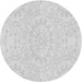 Square Patterned Cloud Gray Rug, pat1765gry