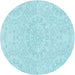 Square Patterned Diamond Blue Rug, pat1765lblu