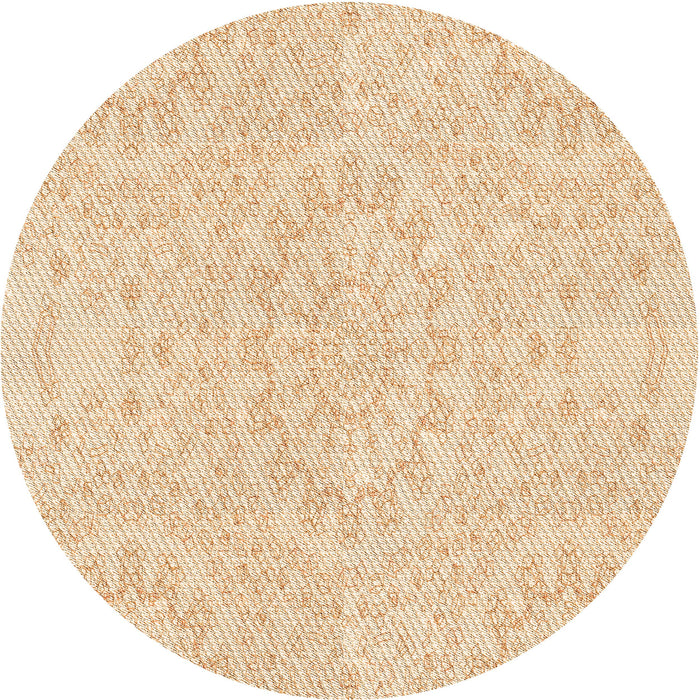 Square Patterned Orange Rug, pat1765org