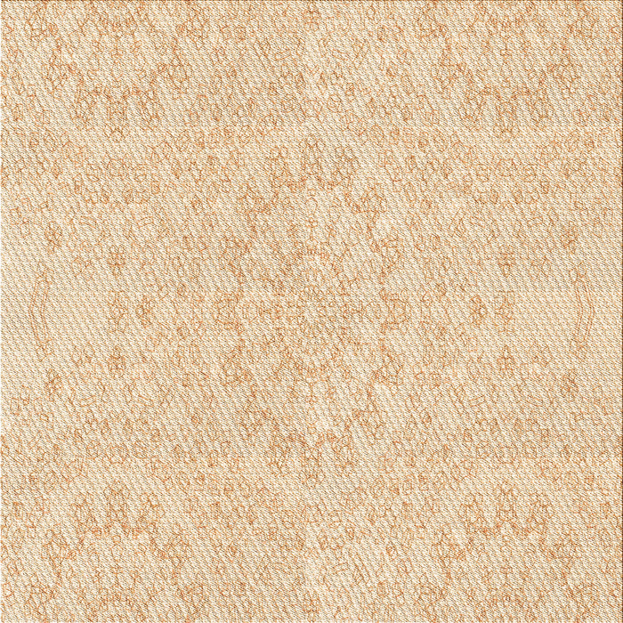 Round Machine Washable Transitional Orange Rug, wshpat1765org