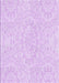 Machine Washable Transitional Violet Purple Rug, wshpat1765pur