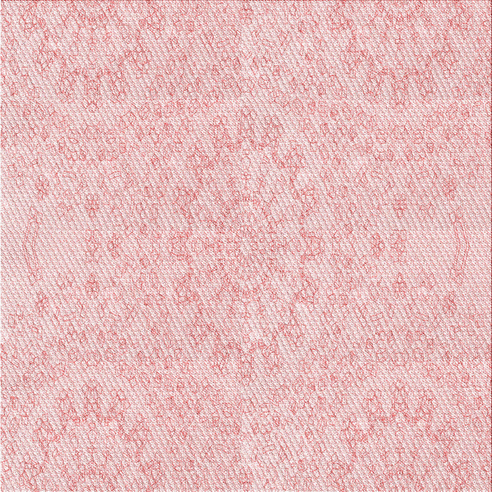 Round Machine Washable Transitional Pastel Red Pink Rug, wshpat1765rd