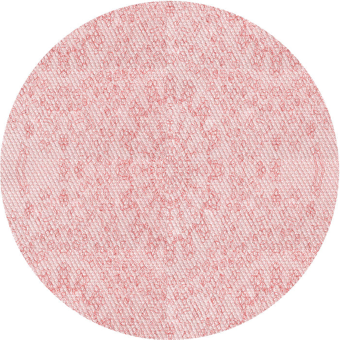 Square Machine Washable Transitional Pastel Red Pink Rug in a Living Room, wshpat1765rd