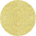 Square Patterned Golden Brown Yellow Rug, pat1765yw