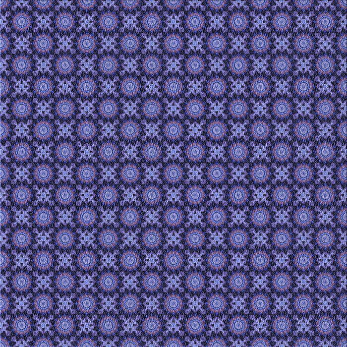 Round Patterned Medium Slate Blue Rug, pat1766blu