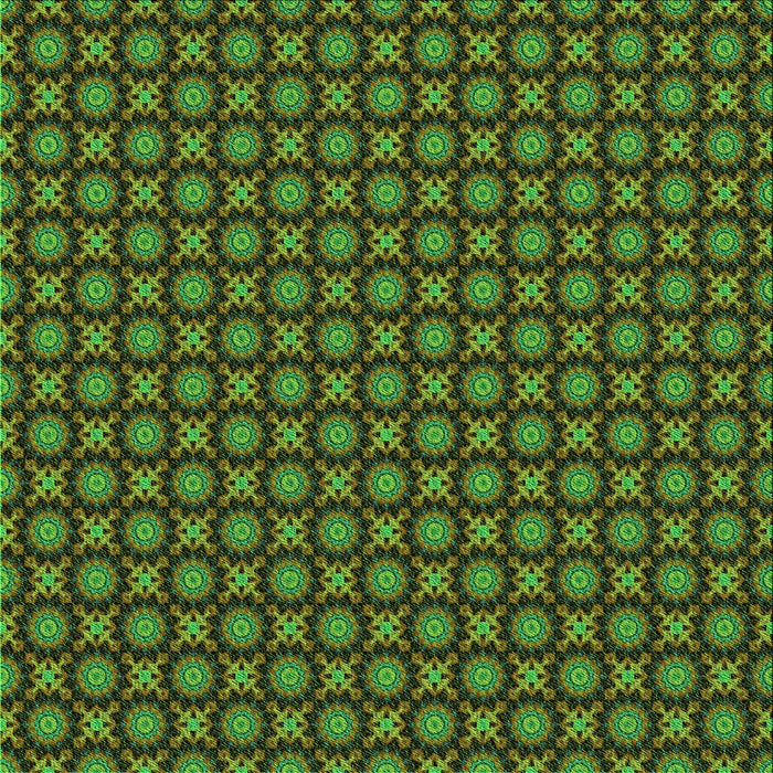 Round Patterned Dark Forest Green Rug, pat1766grn