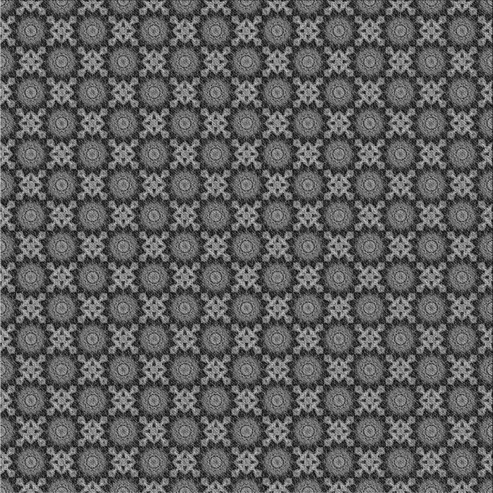 Round Patterned Gray Rug, pat1766gry