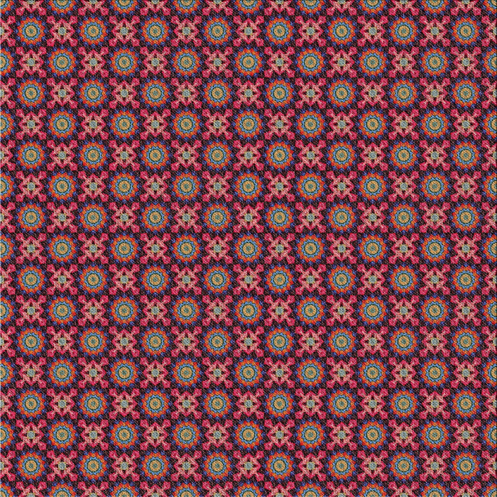 Square Patterned Rose Purple Novelty Rug, pat1766