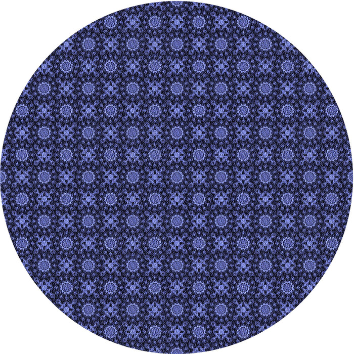 Square Machine Washable Transitional Night Blue Rug in a Living Room, wshpat1767blu