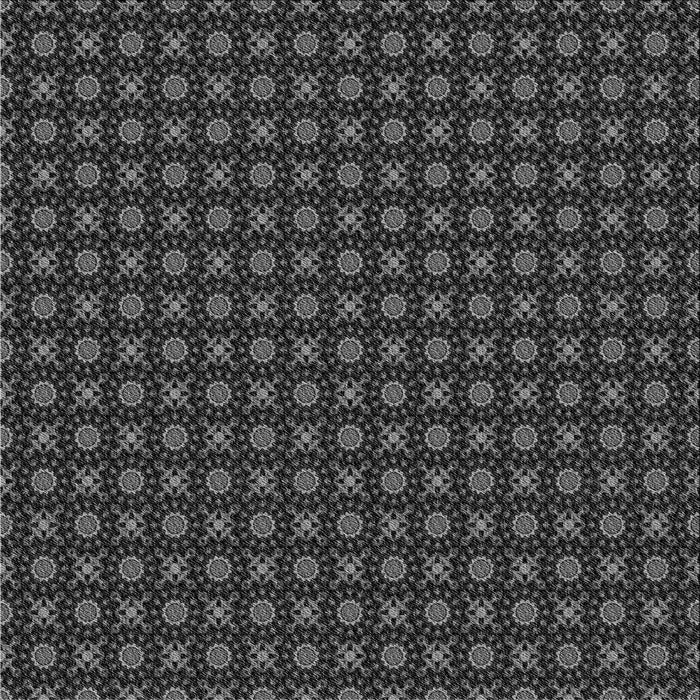 Round Patterned Smokey Gray Rug, pat1767gry