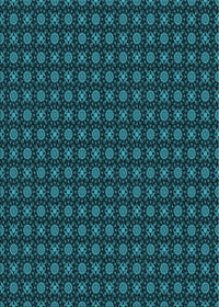 Machine Washable Transitional Deep Teal Green Rug, wshpat1767lblu