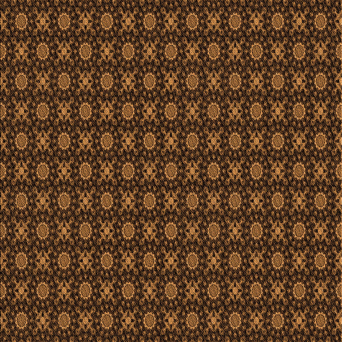 Patterned Black Brown Rug, pat1767org