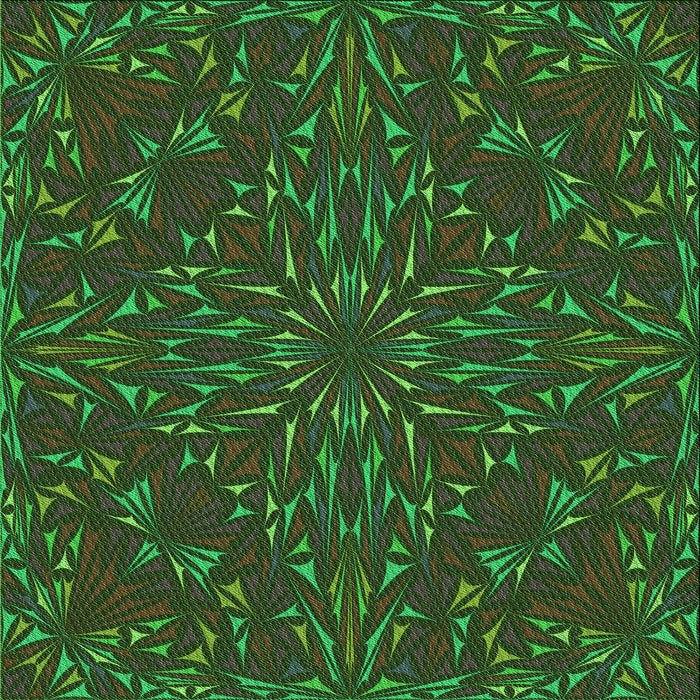 Round Patterned Dark Lime Green Rug, pat1768grn