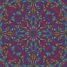 Square Patterned Dark Purple Novelty Rug, pat1768