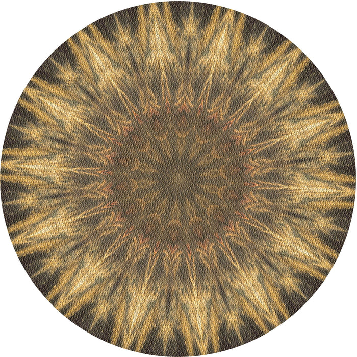 Square Patterned Caramel Brown Rug, pat1769brn