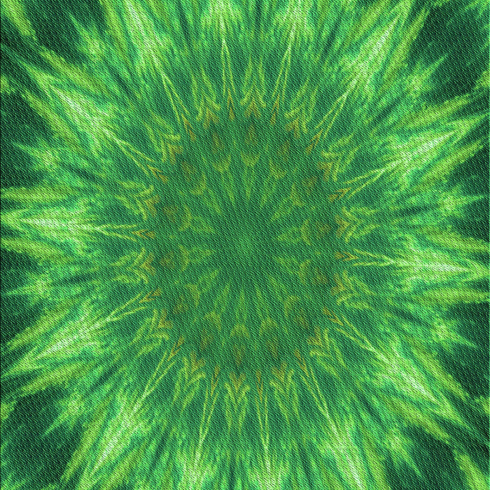 Patterned Green Rug, pat1769grn