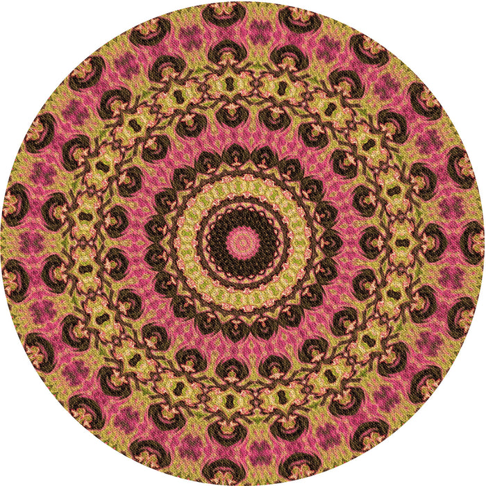 Square Machine Washable Transitional Orange Rug in a Living Room, wshpat177org