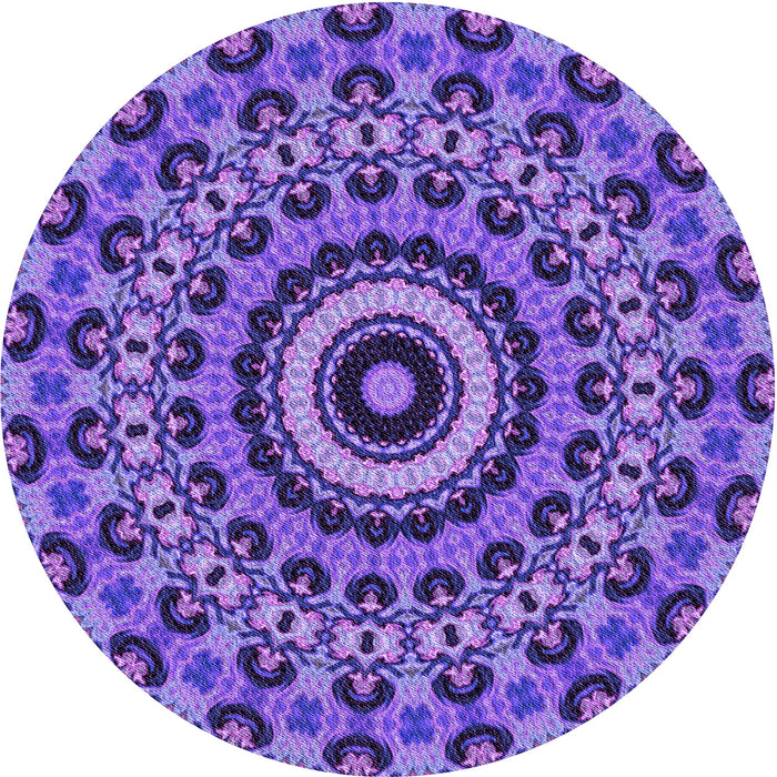 Square Patterned Amethyst Purple Rug, pat177pur