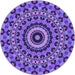 Square Patterned Amethyst Purple Rug, pat177pur