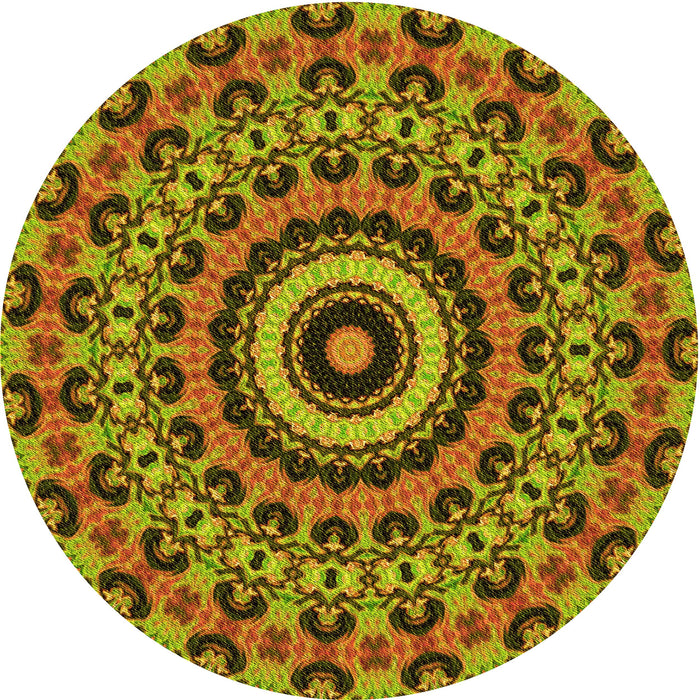 Square Patterned Dark Bronze Brown Rug, pat177yw