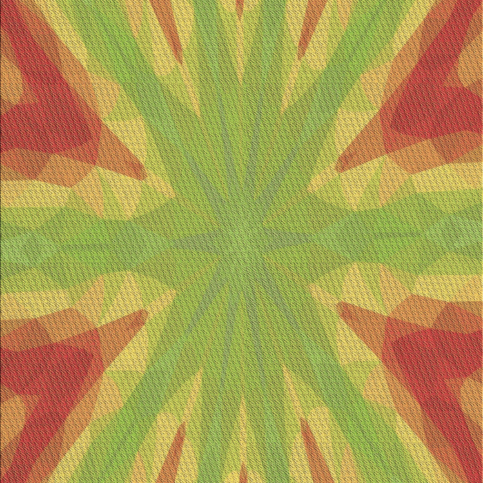 Machine Washable Transitional Green Rug, wshpat1770brn