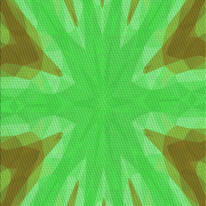 Patterned Neon Green Rug, pat1770grn