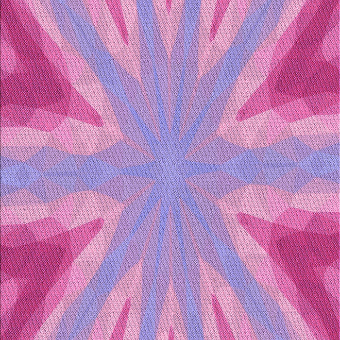 Machine Washable Transitional Neon Pink Rug, wshpat1770pur