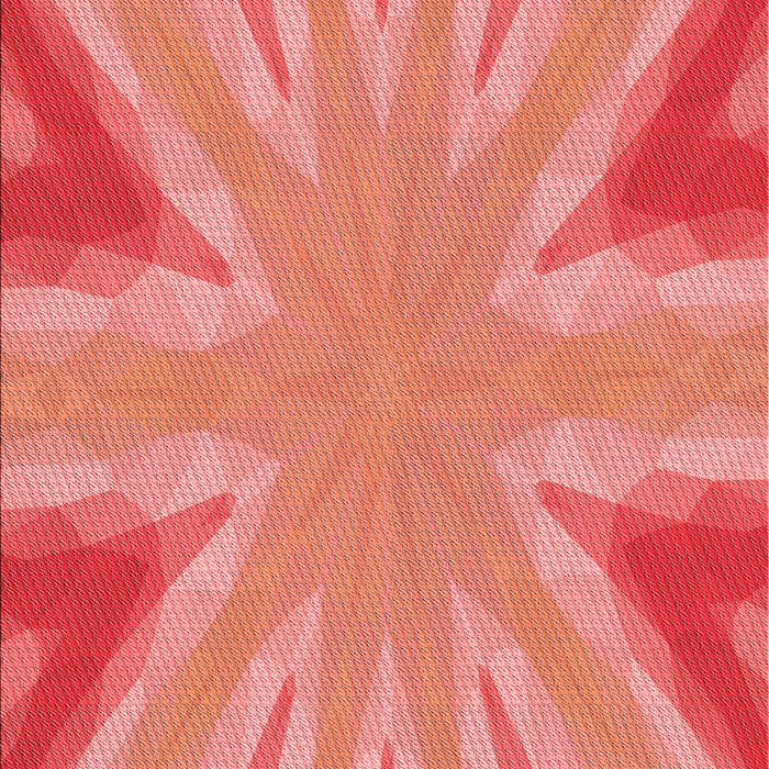 Machine Washable Transitional Orange Rug, wshpat1770rd