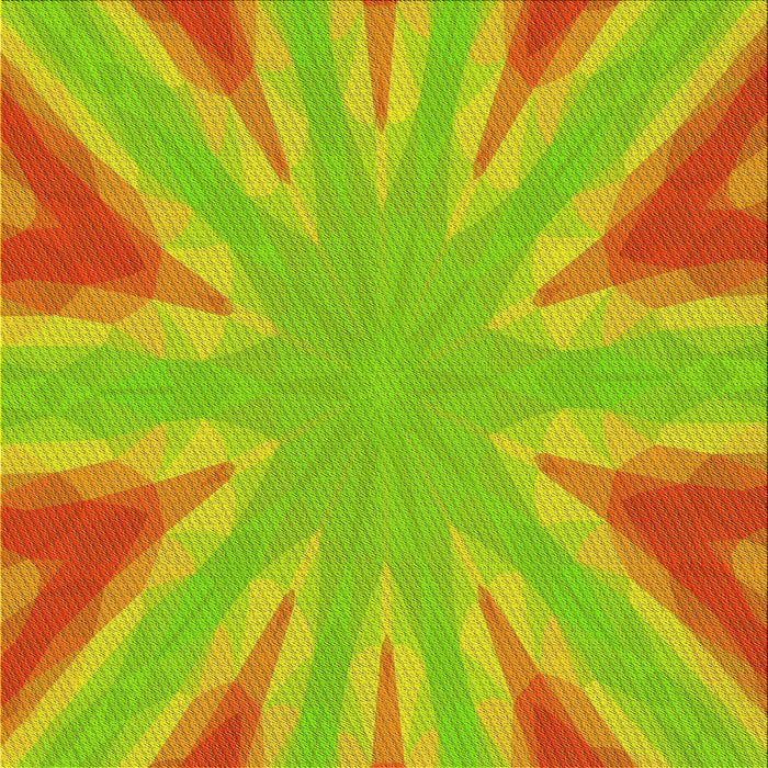 Round Patterned Green Rug, pat1770yw