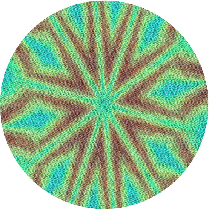 Square Machine Washable Transitional Brown Rug in a Living Room, wshpat1771lblu