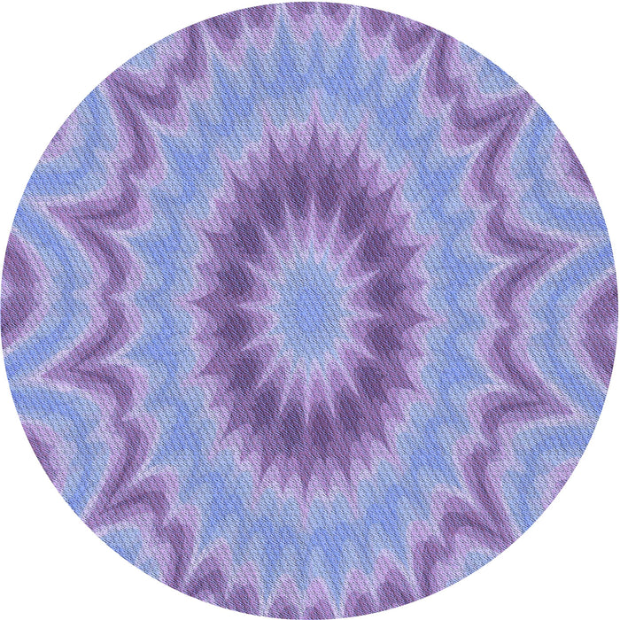 Square Machine Washable Transitional Jeans Blue Rug in a Living Room, wshpat1772blu