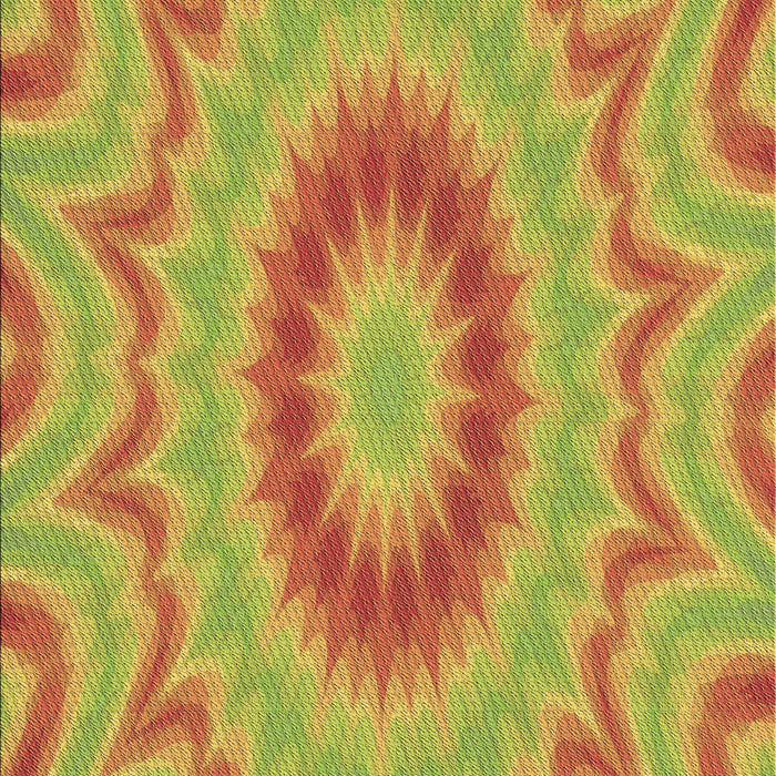 Patterned Green Rug, pat1772brn