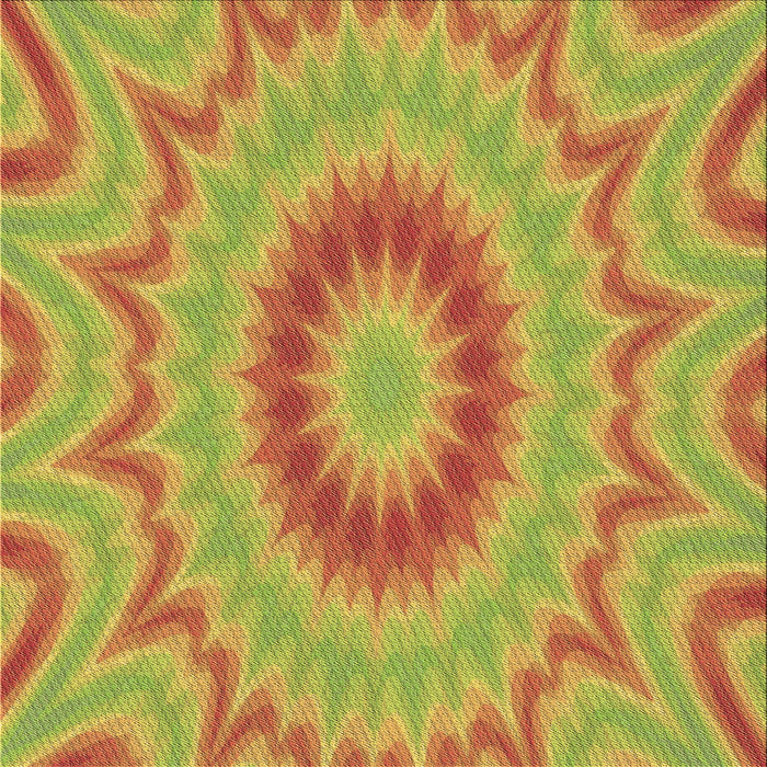 Round Machine Washable Transitional Green Rug, wshpat1772brn