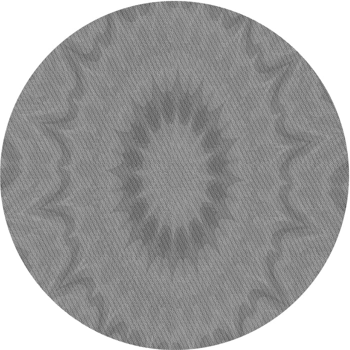 Square Patterned Dark Gray Rug, pat1772gry