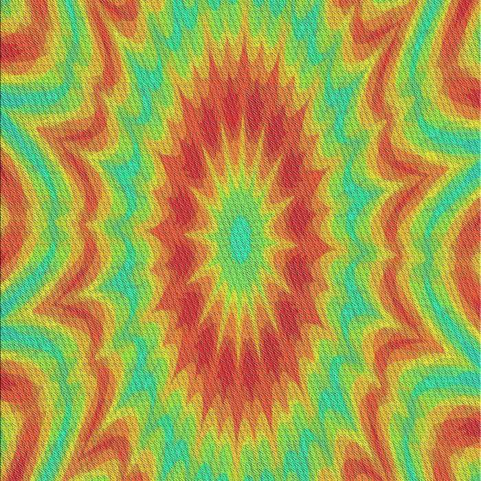 Patterned Green Modern Rug, pat1772