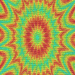 Square Patterned Green Modern Rug, pat1772