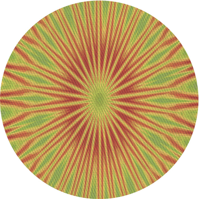 Square Patterned Orange Rug, pat1773brn