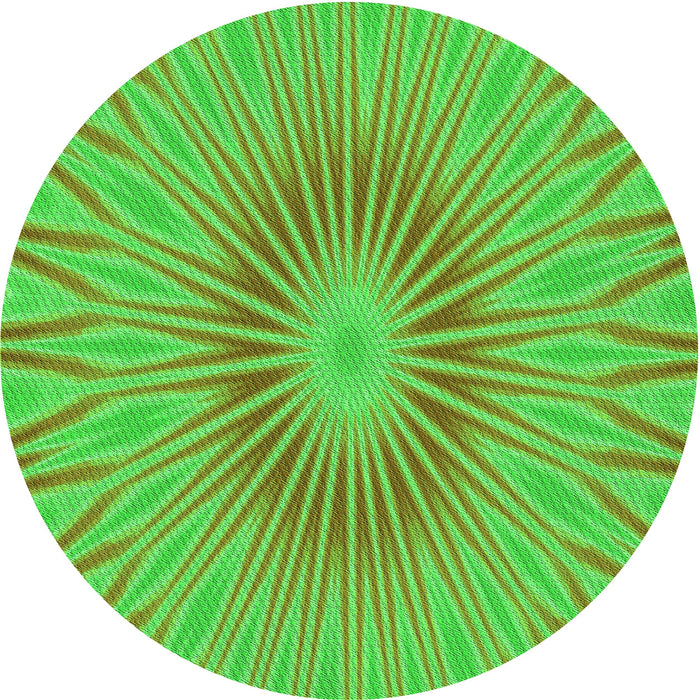 Square Machine Washable Transitional Neon Green Rug in a Living Room, wshpat1773grn