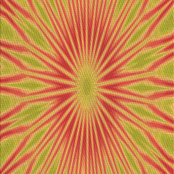 Patterned Orange Red Orange Rug, pat1773org